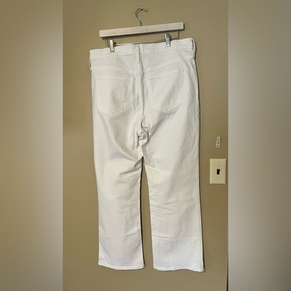 J. Crew Slim Demi Boot Cut Jeans In White Wash - Picture 5 of 13